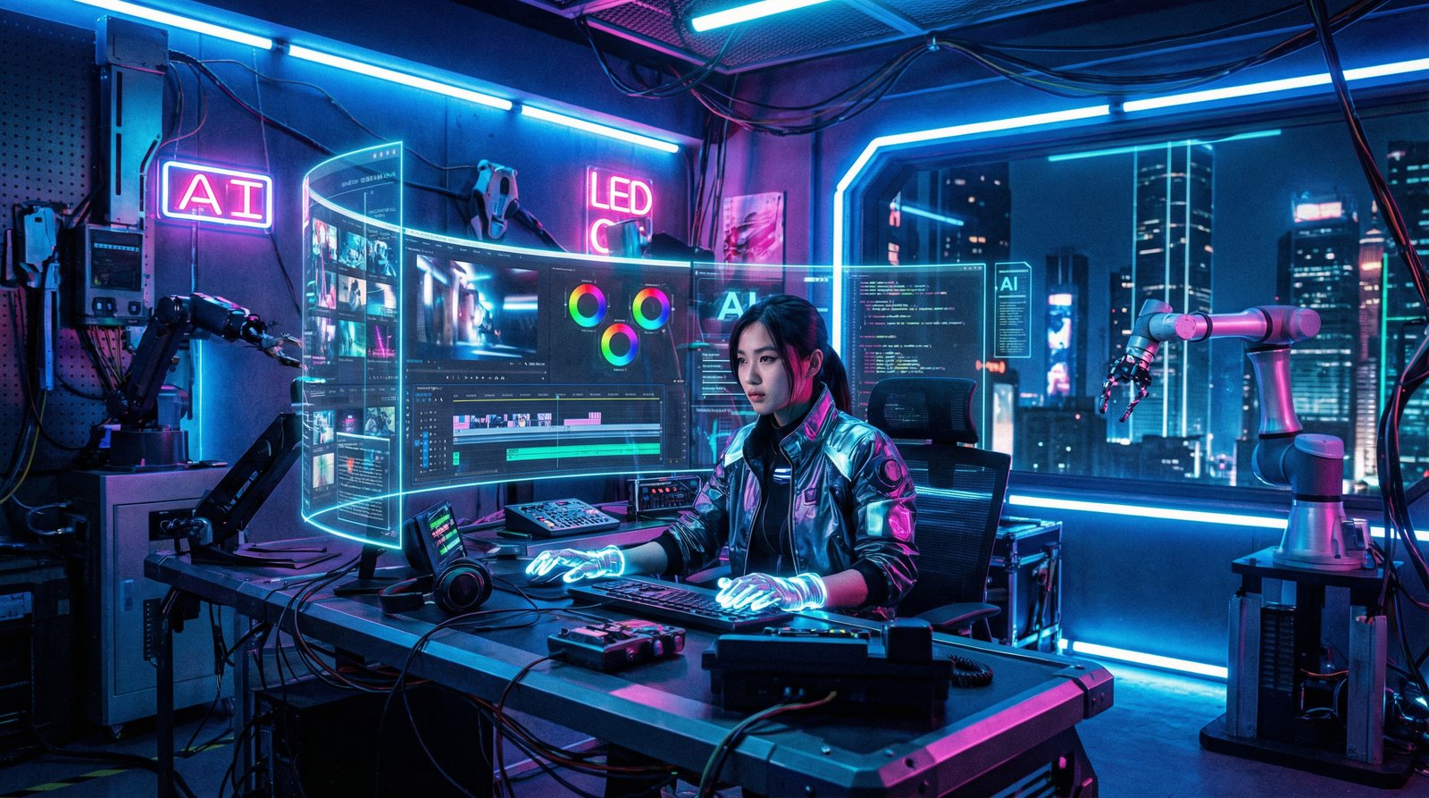 午夜大片AI视频工作室